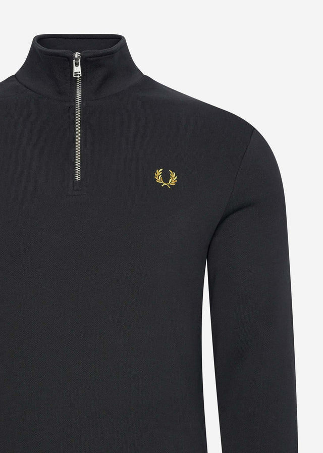 Fred Perry Sweaters Half zip sweatshirt - black
