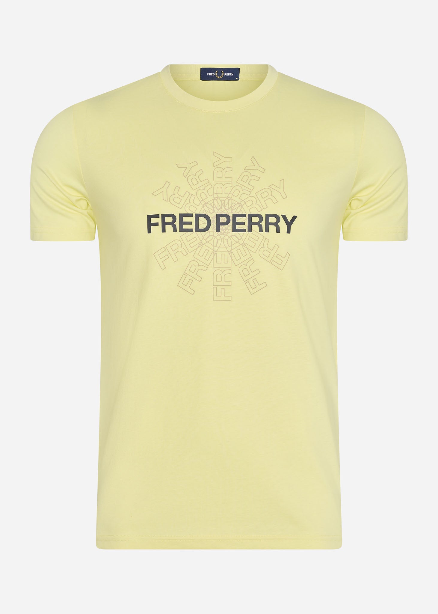 yellow fred perry t shirt