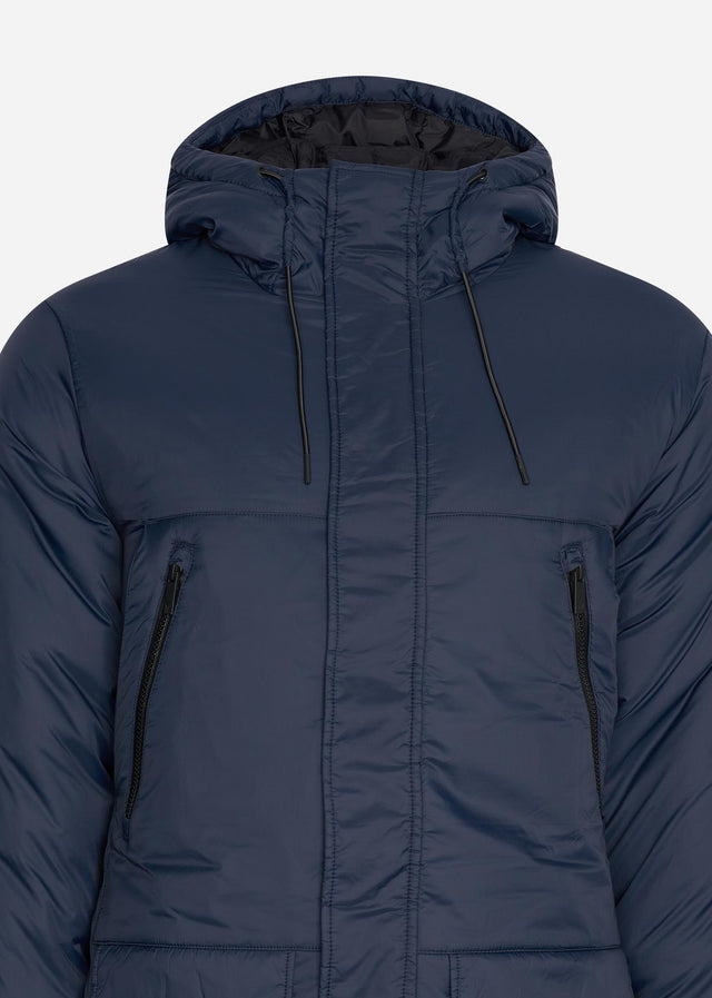 Lyle & Scott Jackets Long line internal padded jacket - dark navy