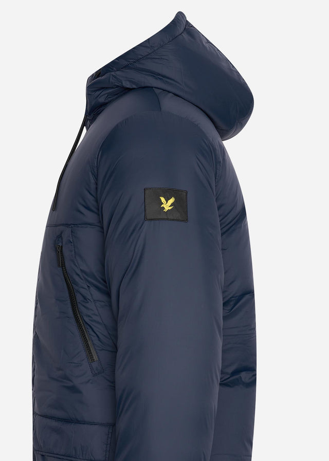 Lyle & Scott Jackets Long line internal padded jacket - dark navy