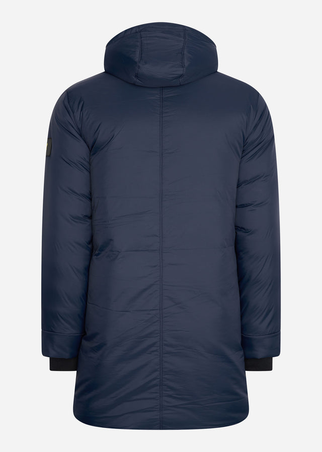Lyle & Scott Jackets Long line internal padded jacket - dark navy