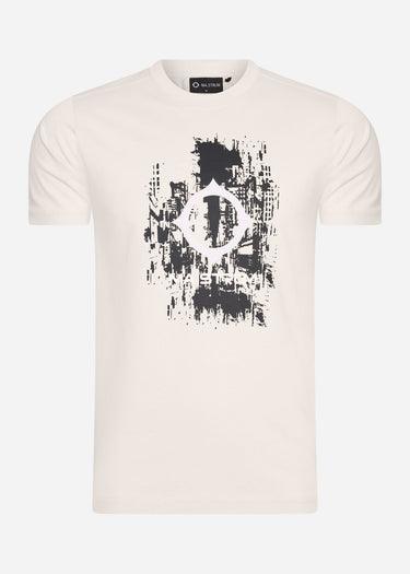 MA.Strum T-shirts CC logo print ss tee - aluminium