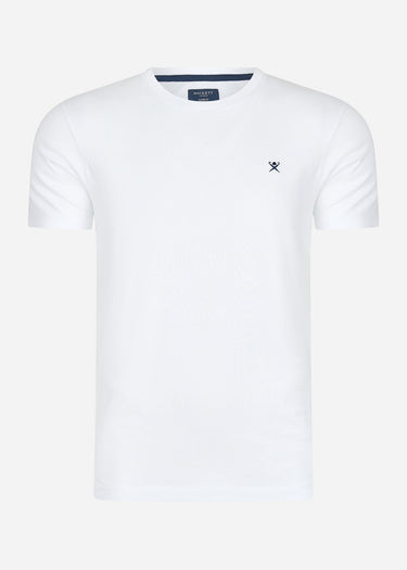 Hackett London T-shirts Embroidered logo t-shirt - white