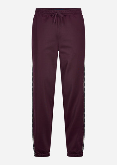 Fred Perry Joggingbroeken Seasonal taped track pant - oxblood gunmetal