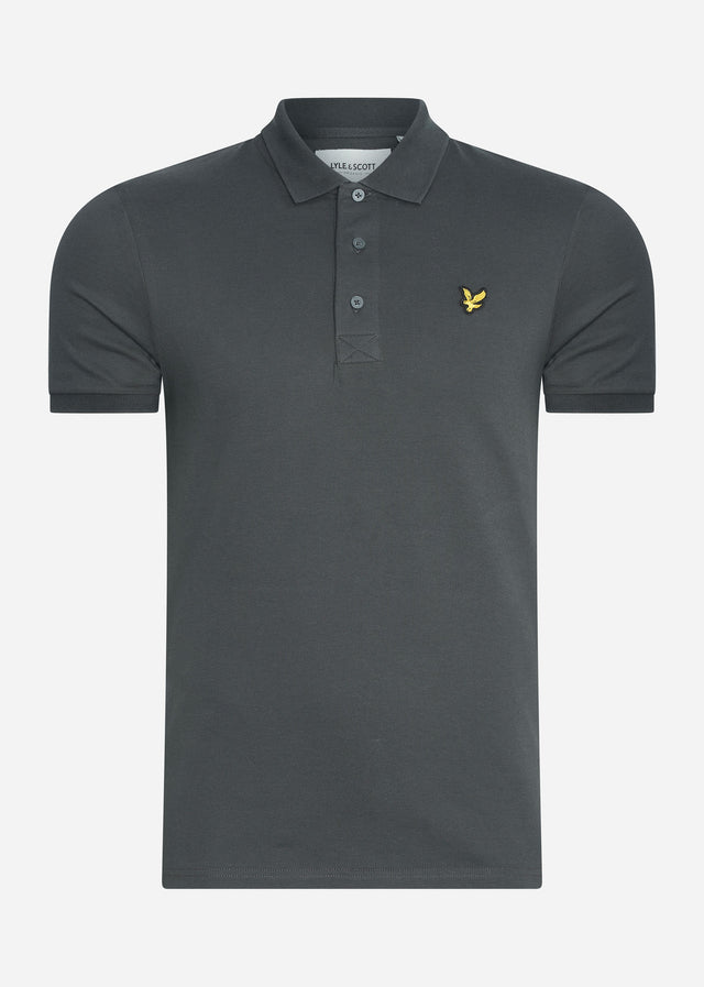 Lyle & Scott Polos Plain polo shirt - gunmetal