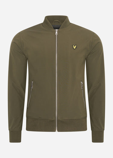 Lyle & Scott Jassen Softshell bomber jacket - olive