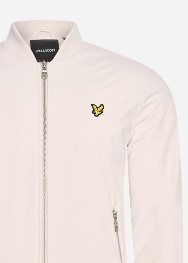 Lyle & Scott Jassen Softshell bomber jacket - light mist