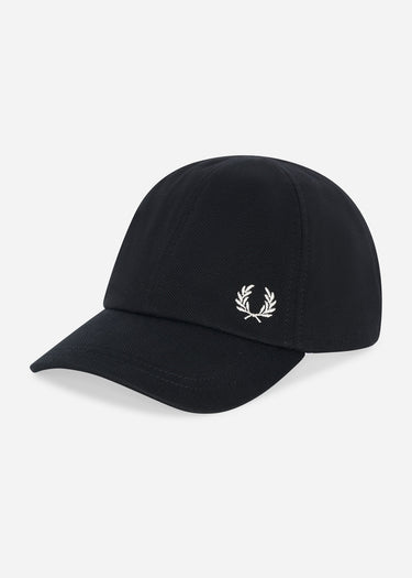 Fred Perry Petten Pique classic cap - black