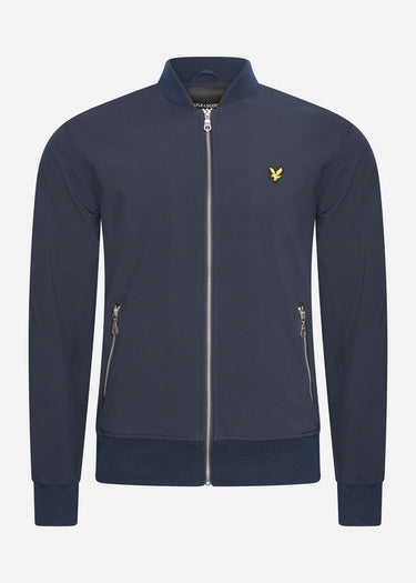 Lyle & Scott Jassen Softshell bomber jacket - dark navy