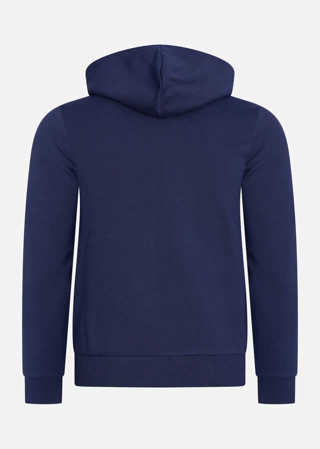 Lacoste Cardigans Zip through hoodie - navy blue