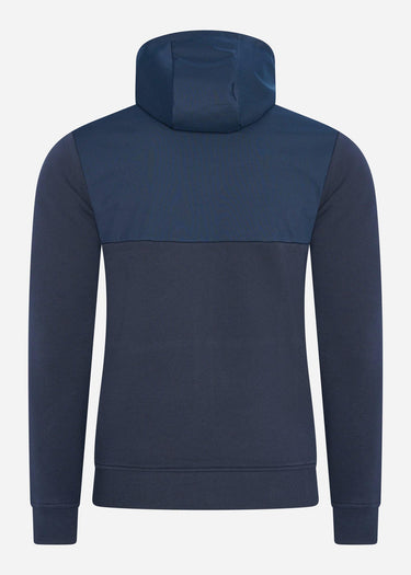 Lyle & Scott Vesten A Softshell jersey zip hoodie - dark navy