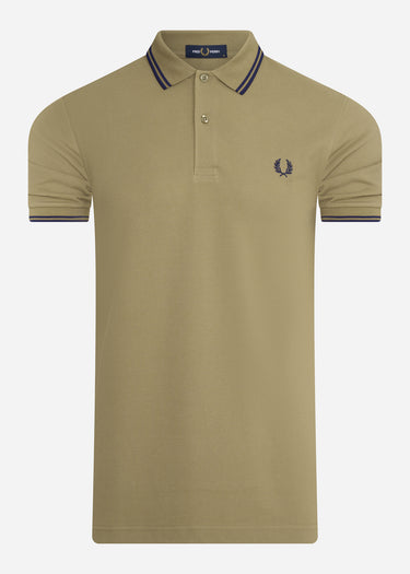 Fred Perry Polo's Twin tipped fred perry shirt - sage french navy