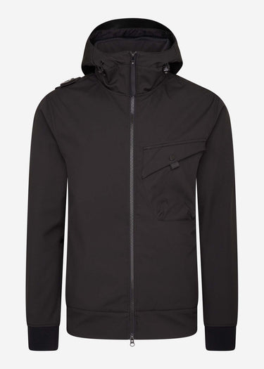 MA.Strum Jassen Softshell jacket - jet black