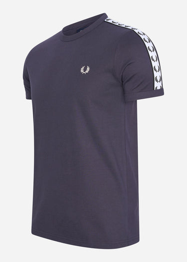 Fred Perry T-shirts Taped ringer t-shirt - dark graphite