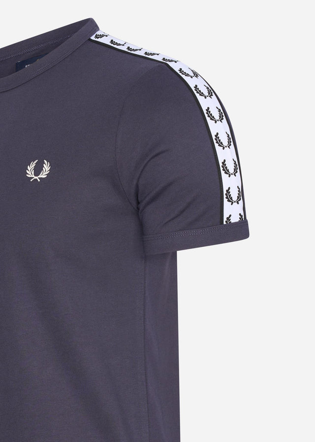 Fred Perry T-shirts Taped ringer t-shirt - dark graphite