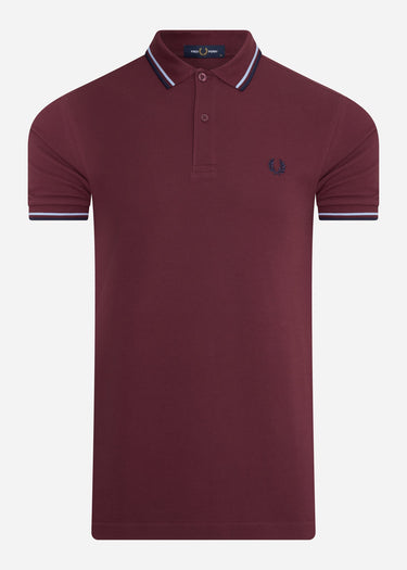 Fred Perry Polo's Twin tipped fred perry shirt - aubergine