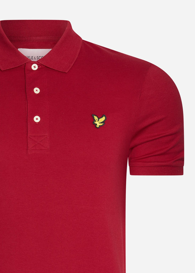 Lyle & Scott Polos Plain polo shirt - tunnel red