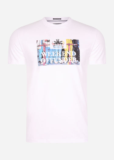 Weekend Offender T-shirts Bissel - white