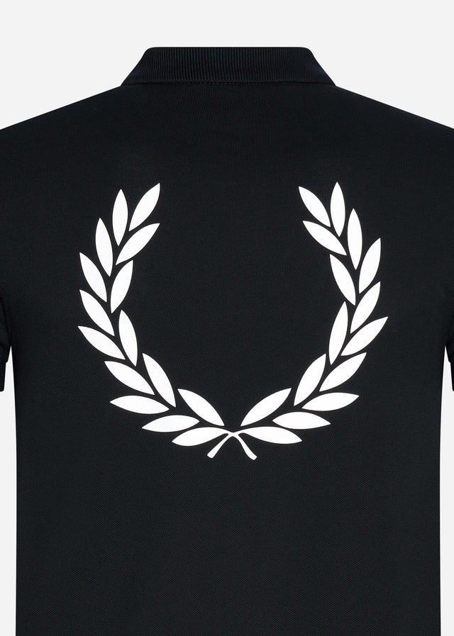 Fred Perry Polos Badge polo shirt - black