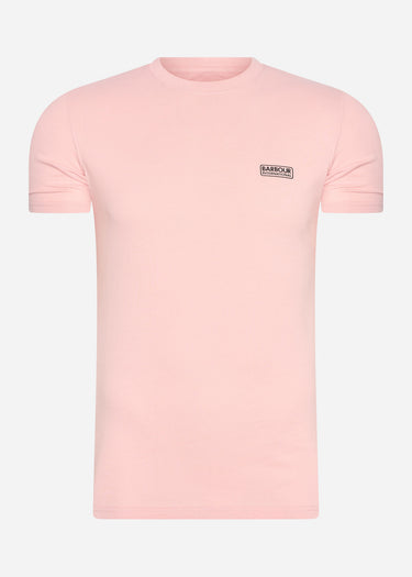 Barbour International T-shirts Small logo tee - pink cinder