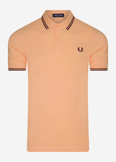Fred Perry Polo's Twin tipped fred perry shirt - light coral