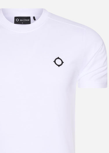 MA.Strum T-shirts SS icon tee - optic white