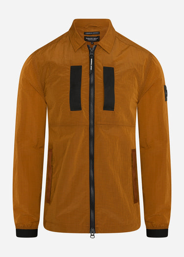 Marshall Artist Overshirts Liquid ripstop - rust