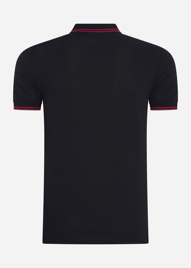 Fred Perry Polos Twin tipped fred perry shirt - black tawny port