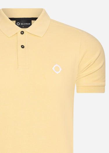 MA.Strum Polo's SS pique polo - mellow yellow