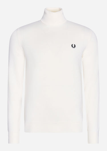 Fred Perry Truien Roll neck jumper - snow white