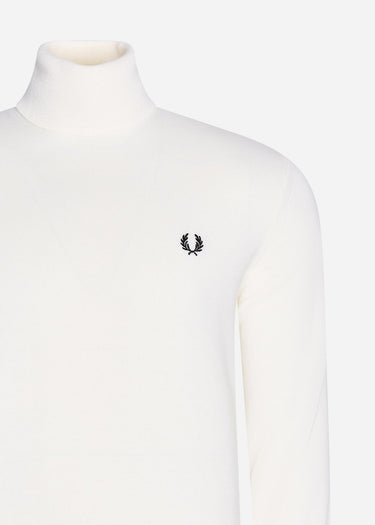 Fred Perry Truien Roll neck jumper - snow white