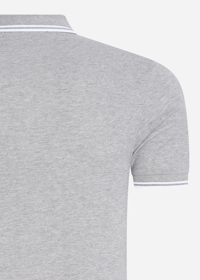 Fred Perry Polos Twin tipped fred perry shirt - steel marl white