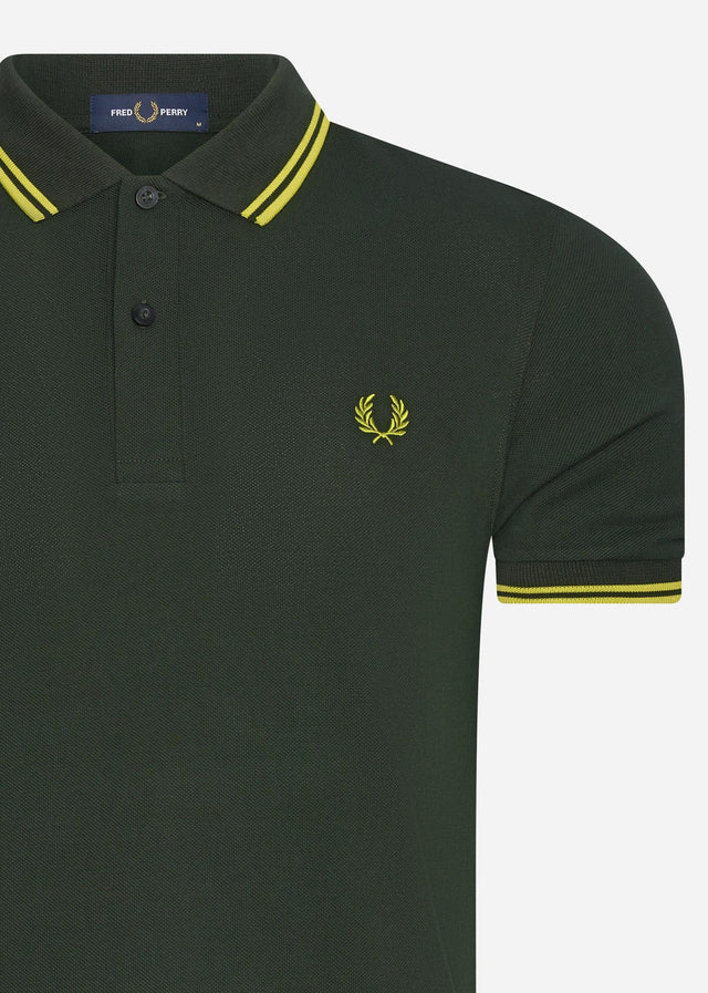 Fred Perry Polos Twin tipped fred perry shirt - brit green citron