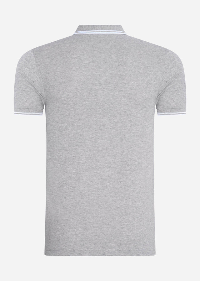 Fred Perry Polos Twin tipped fred perry shirt - steel marl white