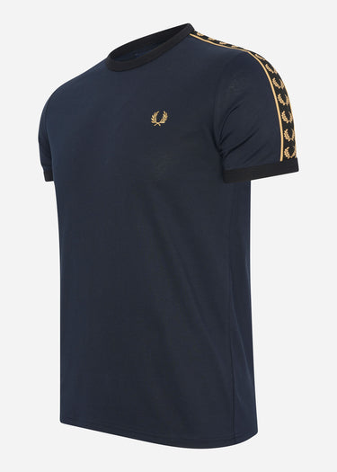 Fred Perry T-shirts Gold taped ringer t-shirt - navy