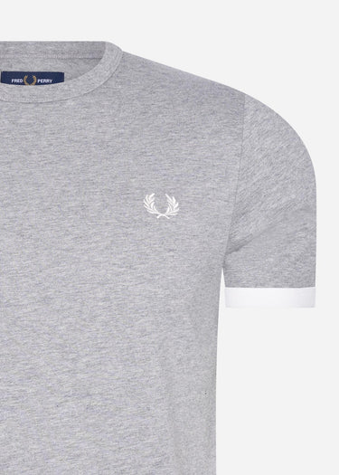 Fred Perry T-shirts Ringer t-shirt - steel marl