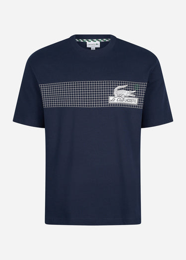 Lacoste T-shirts Stripe t-shirt - navy blue