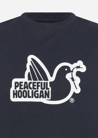 Peaceful Hooligan T-shirts Outline - navy
