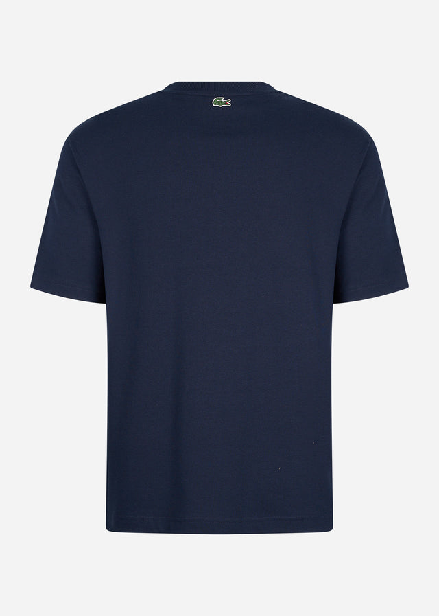 Lacoste T-shirts Stripe t-shirt - navy blue
