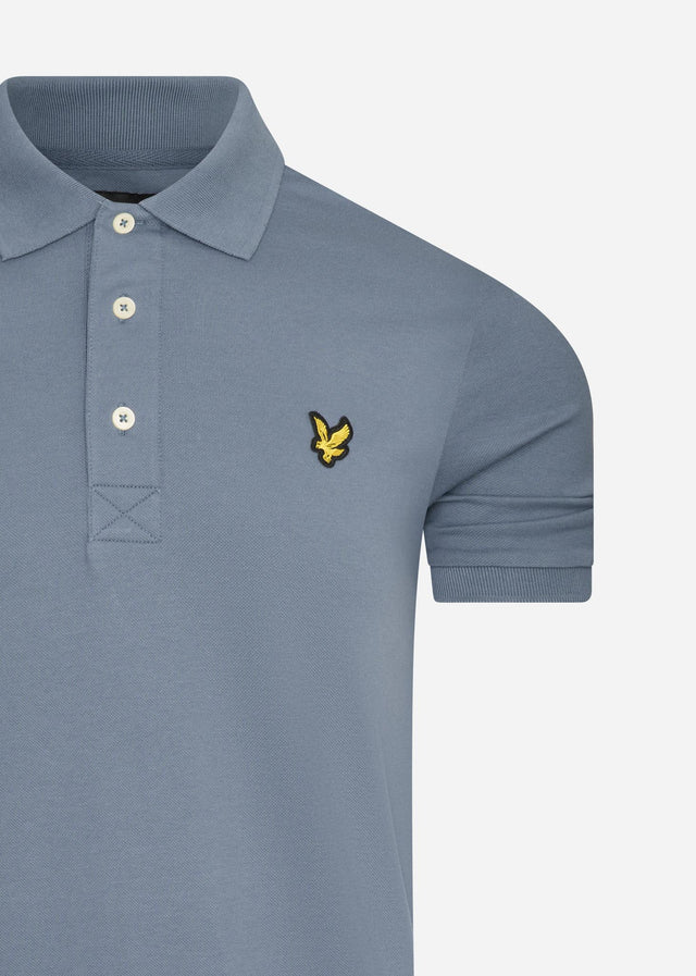 Lyle & Scott Polos Plain polo shirt - slate blue