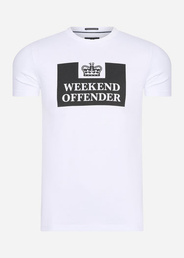 Weekend Offender T-shirts Prison - white