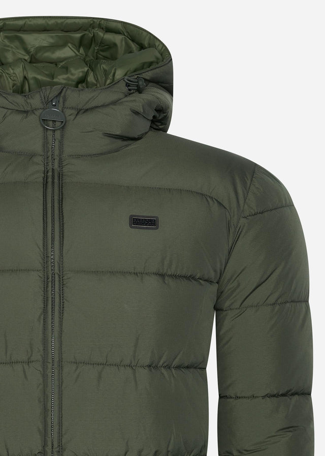 Barbour International Jackets Court quilt - sage