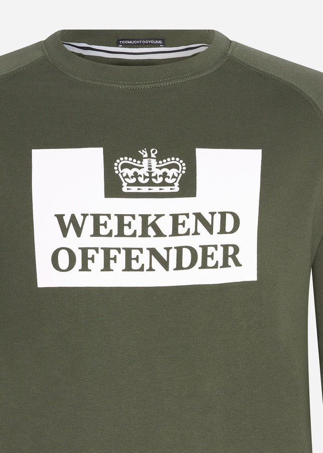 Weekend Offender Sweaters Penitentiary - dark green