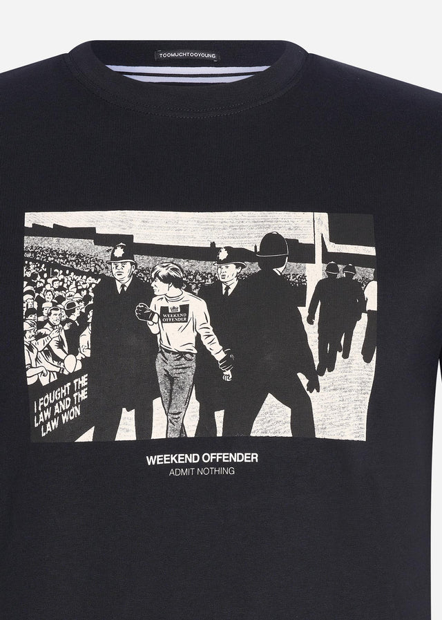 Weekend Offender T-shirts The law - black