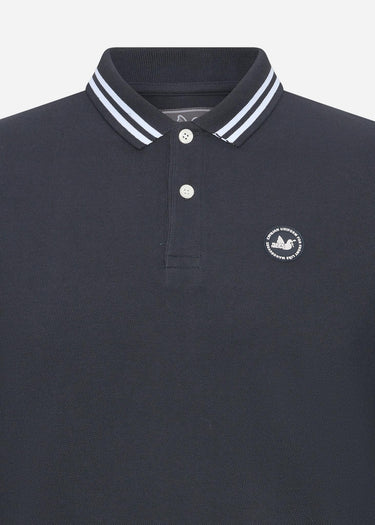 Peaceful Hooligan Longsleeve Polo's Phantom ls polo - navy