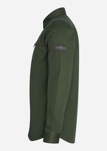 Barbour International Overshirts Graphite overshirt - kombu green