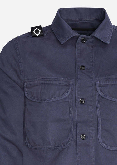 MA.Strum Overshirts Two pocket overshirt - ink navy