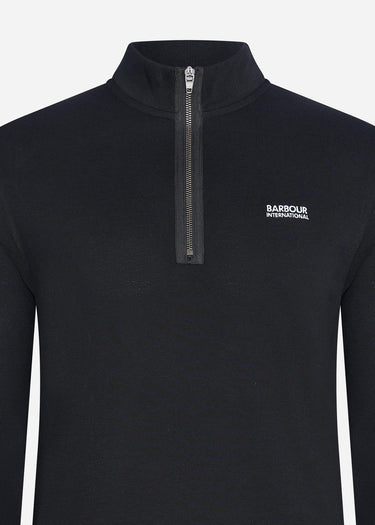 Barbour International Truien Beaker half zip - black