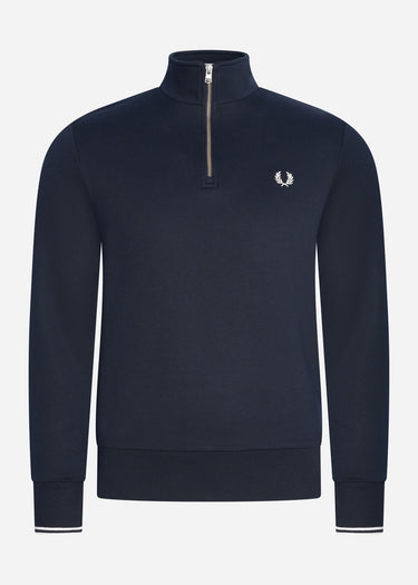 Fred Perry Truien Half zip sweatshirt - navy