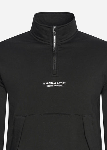 Marshall Artist Truien Siren 1/4 zip - black
